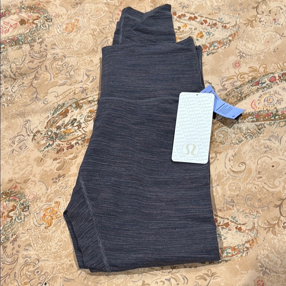 Lululemon Dark Gray /combo legging s size 12 NWTS